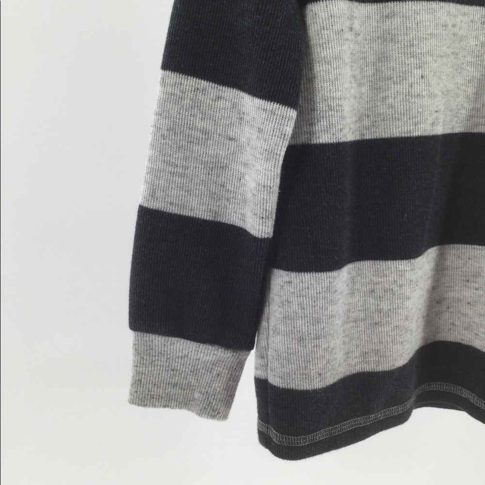 Jumping bean boys blue and gray striped‎ shirt - Picture 3 of 7